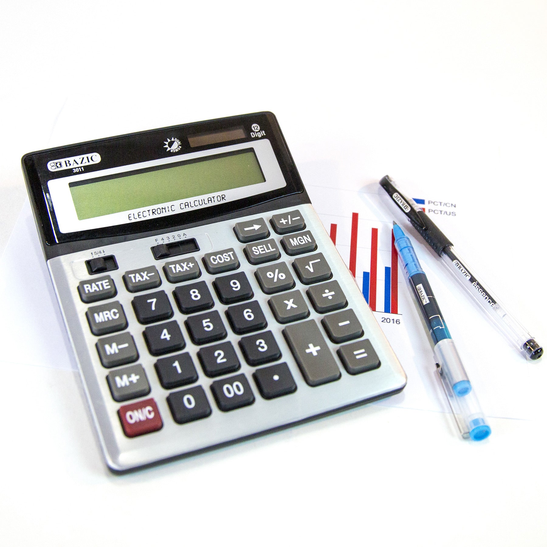 12-Digit Desktop Calculator, Profit and Tax Functions