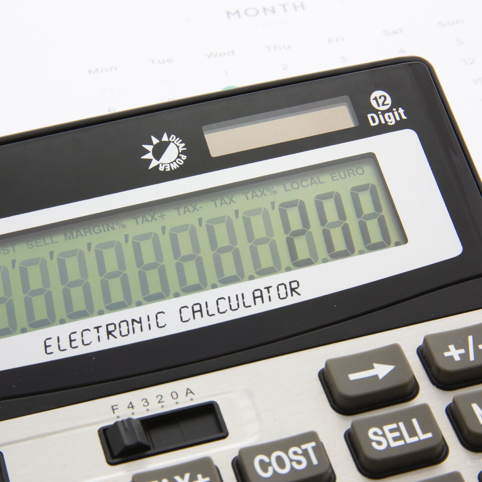 12-Digit Desktop Calculator, Profit and Tax Functions