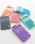 Pocket Size Pastel Calculator 8-Digit Dual Power