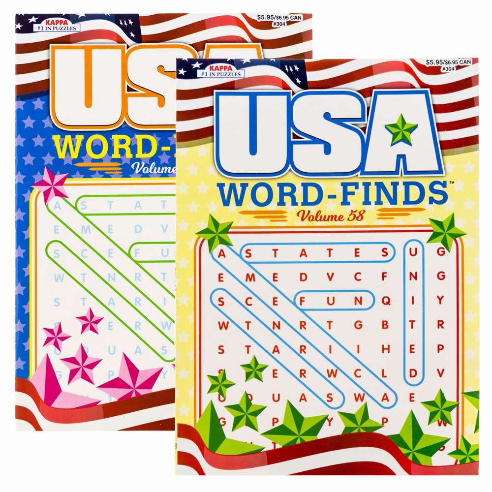 KAPPA USA Word Finds Puzzle Book