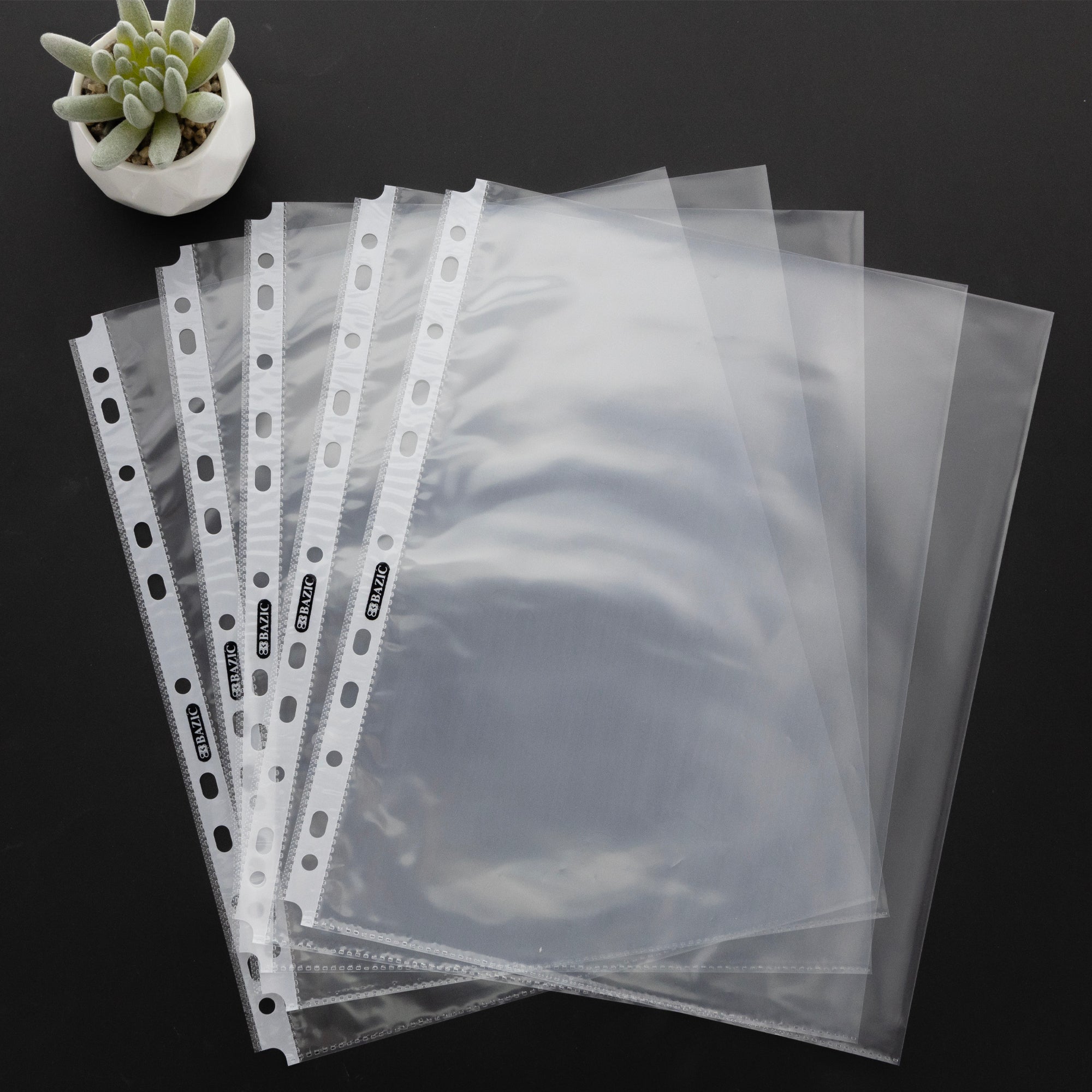 Economy Sheet Protectors, 8.5" x 11", Top Loading, 20-Count