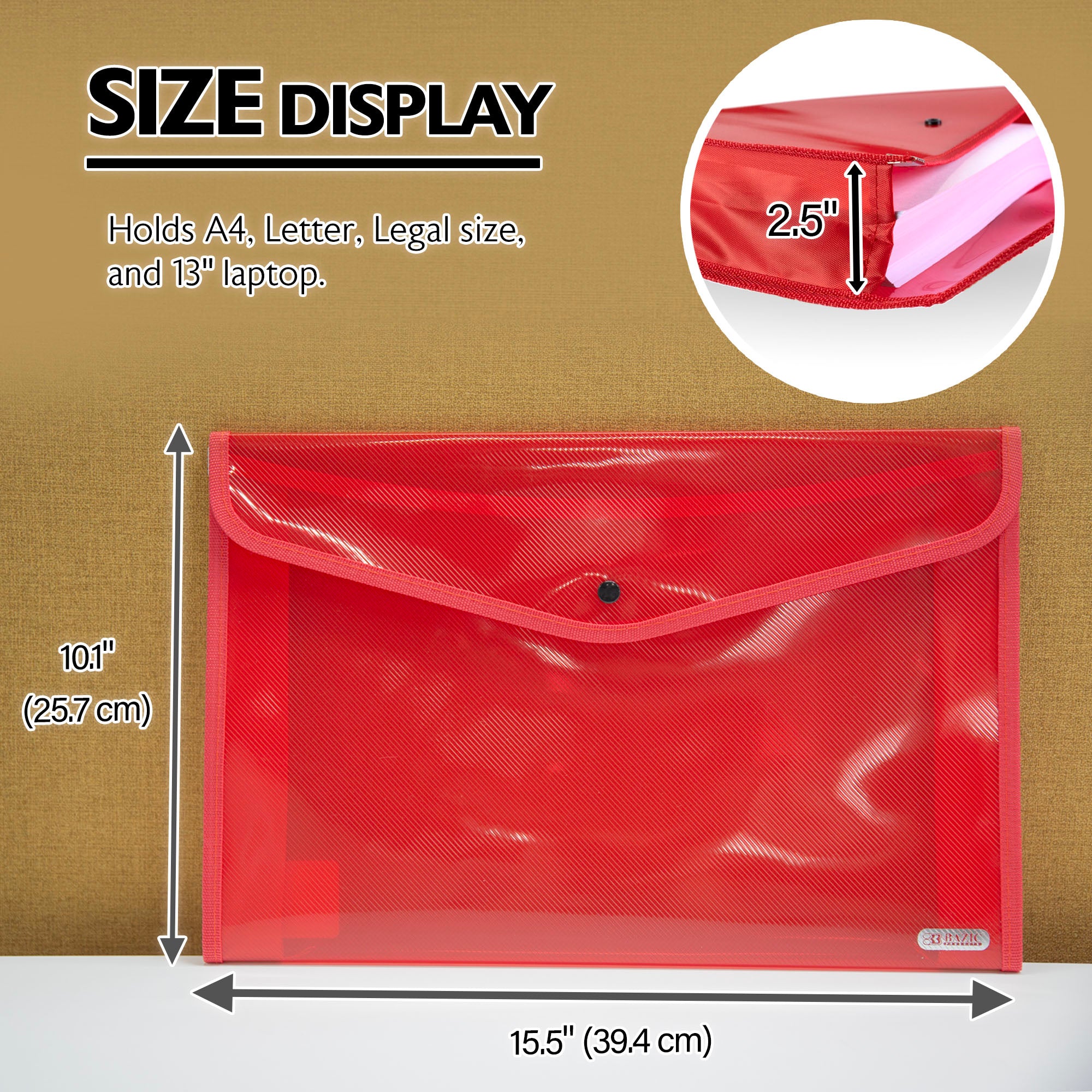 Document Organizer, Legal Size V-Flap Document Holder