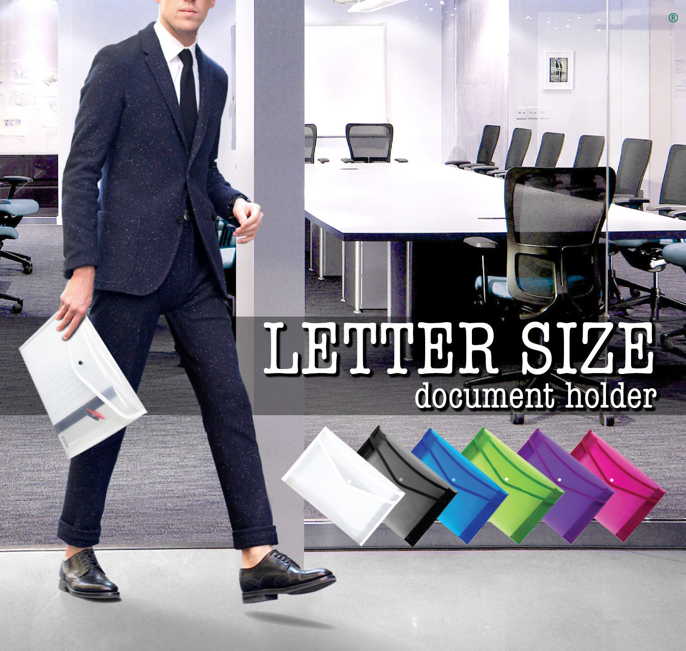 V-Flap A4/Letter Size Document Holder