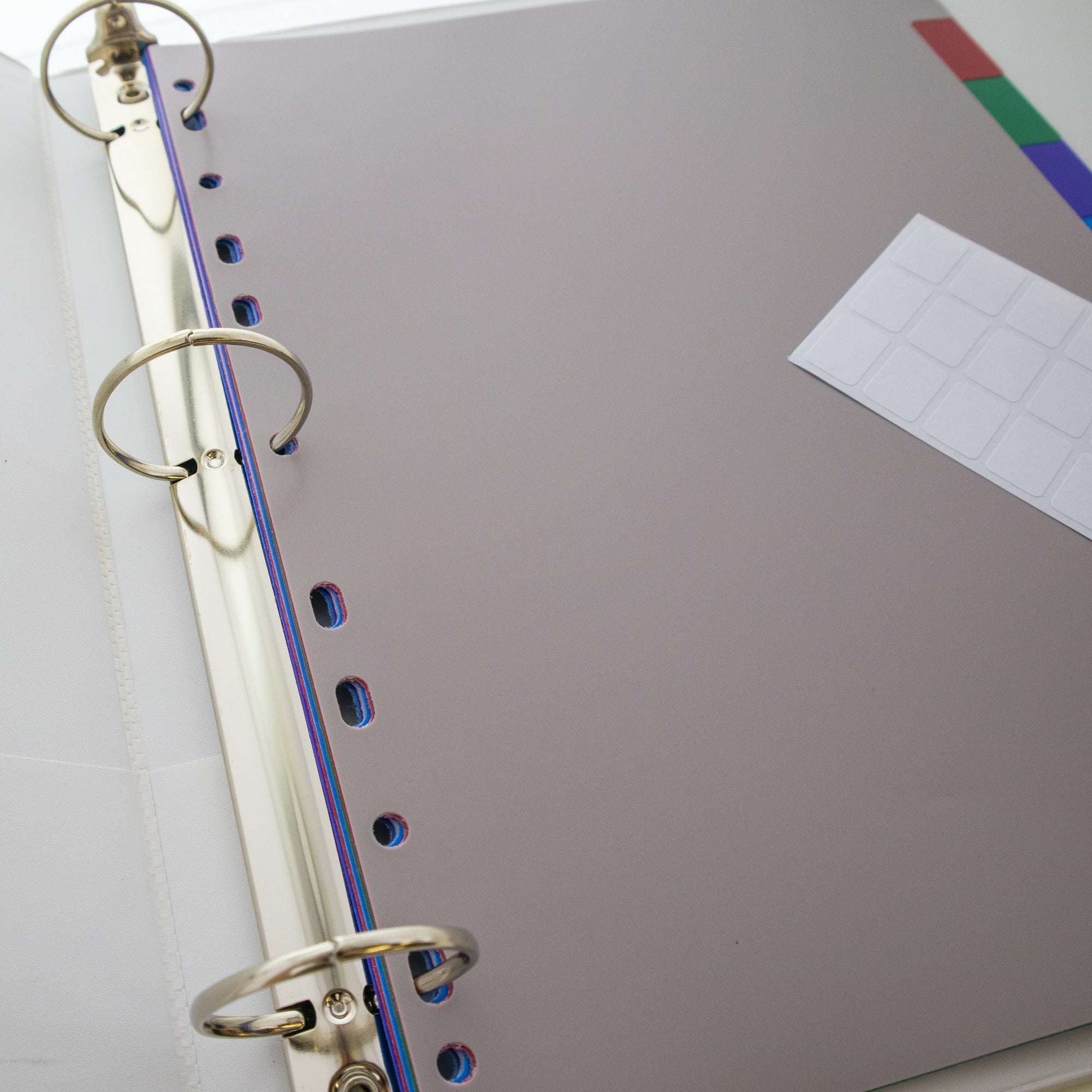 10-Tab Color Index Dividers for 3-Ring Binders