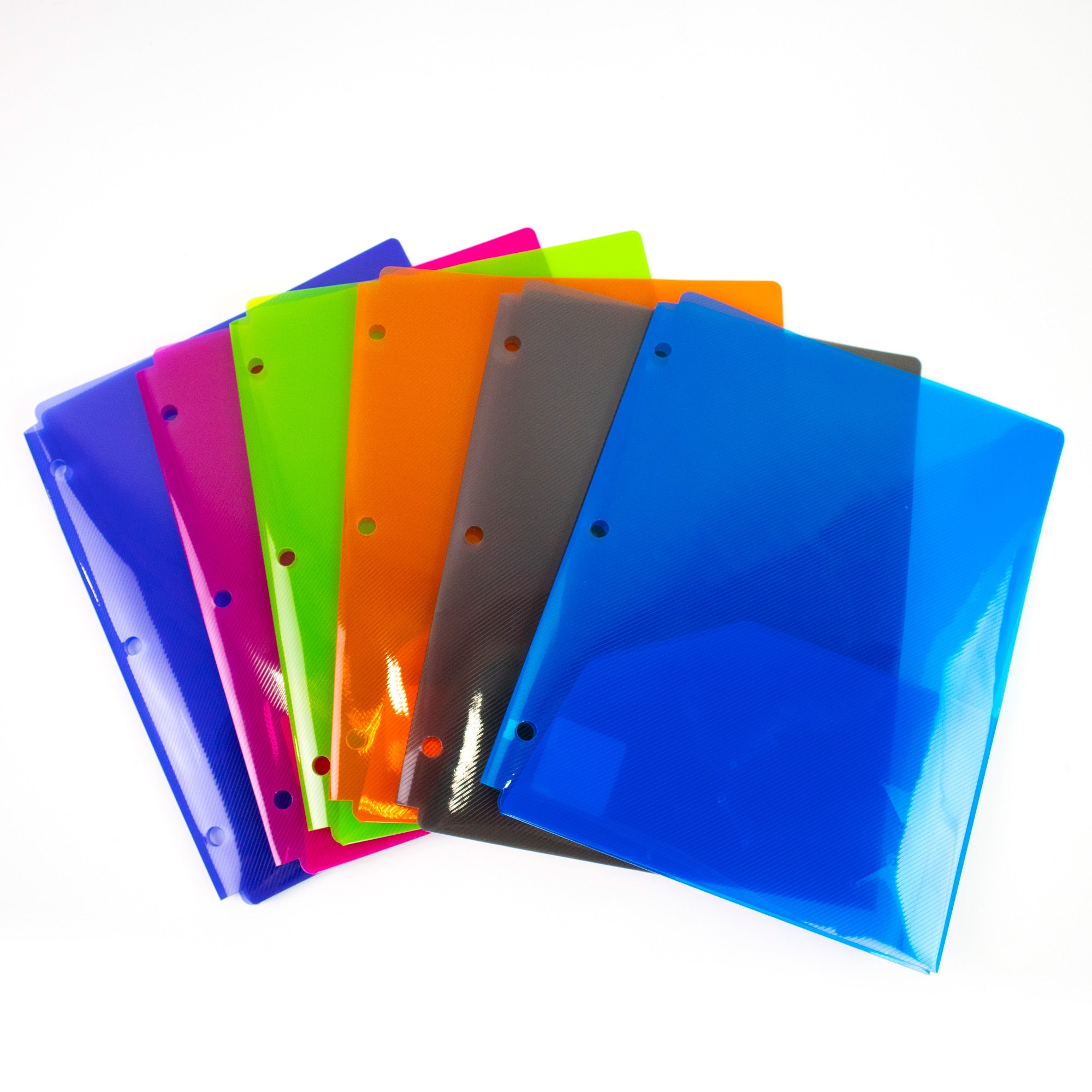 Translucent Poly 2-Pocket Folder, Standard Letter Folder