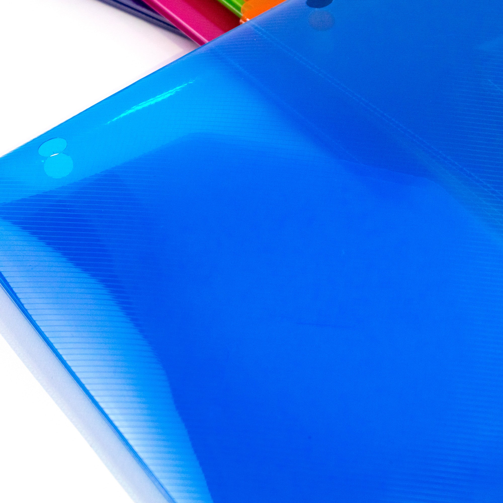 Translucent Poly 2-Pocket Folder, Standard Letter Folder
