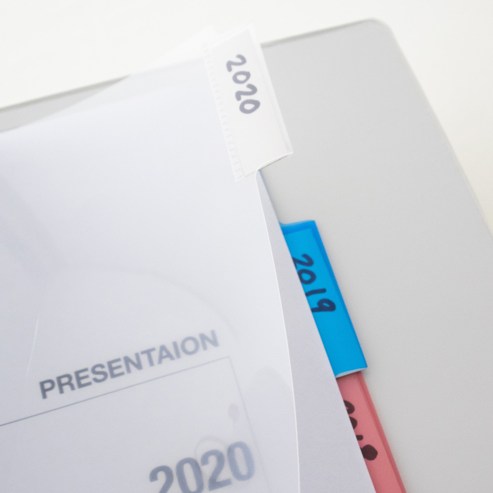 Binder Dividers with Tabs, 5-Tab Insertable Plastic, 11-Hole