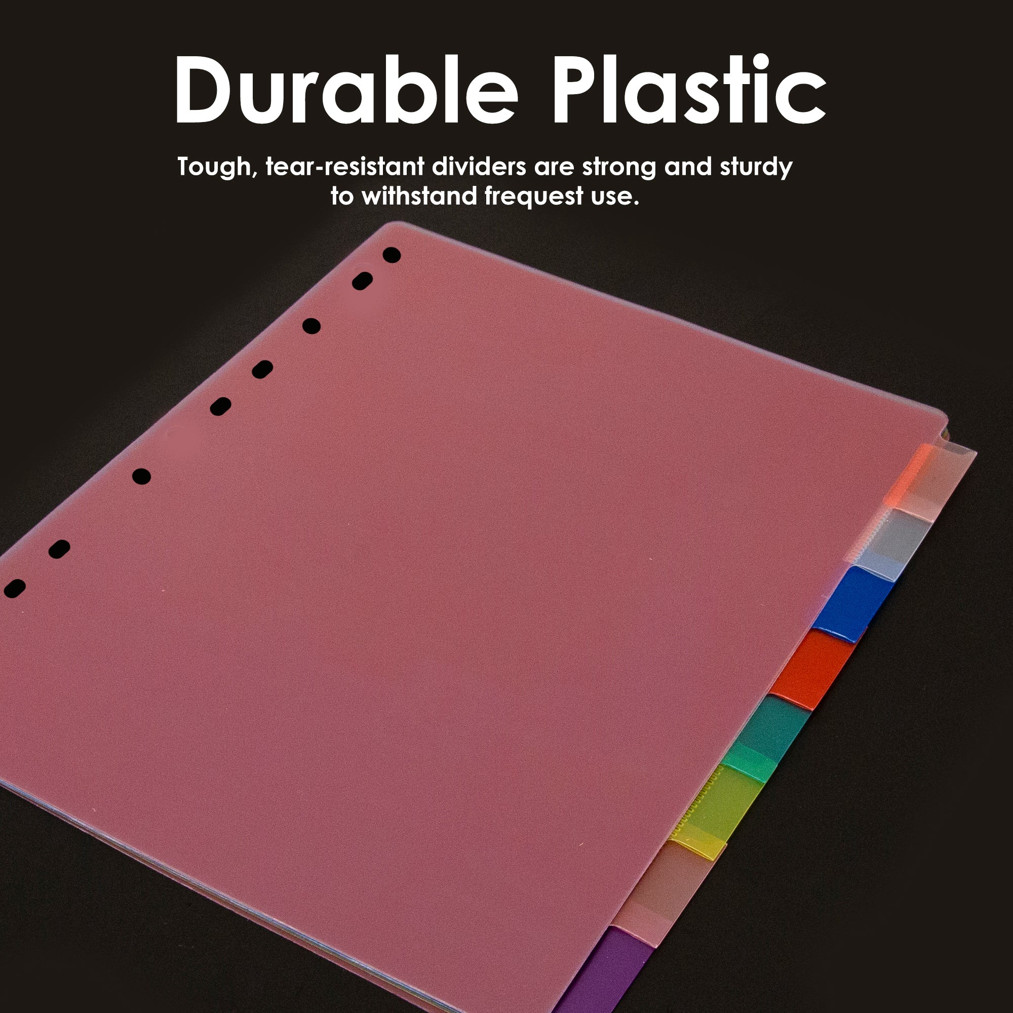 Insertable Plastic Divider, 8 Tabs