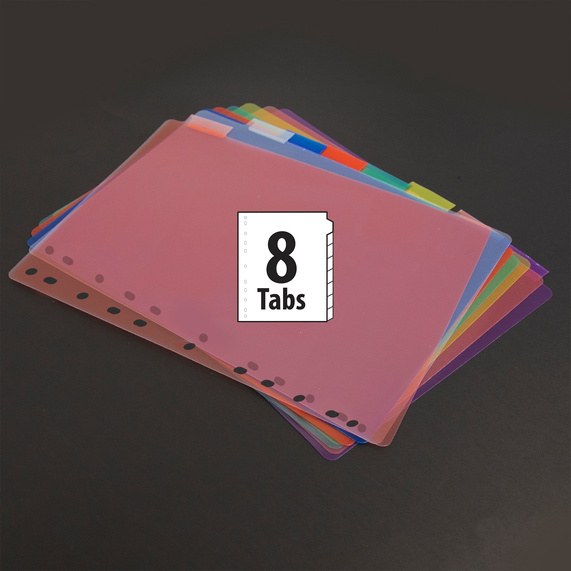Insertable Plastic Divider, 8 Tabs