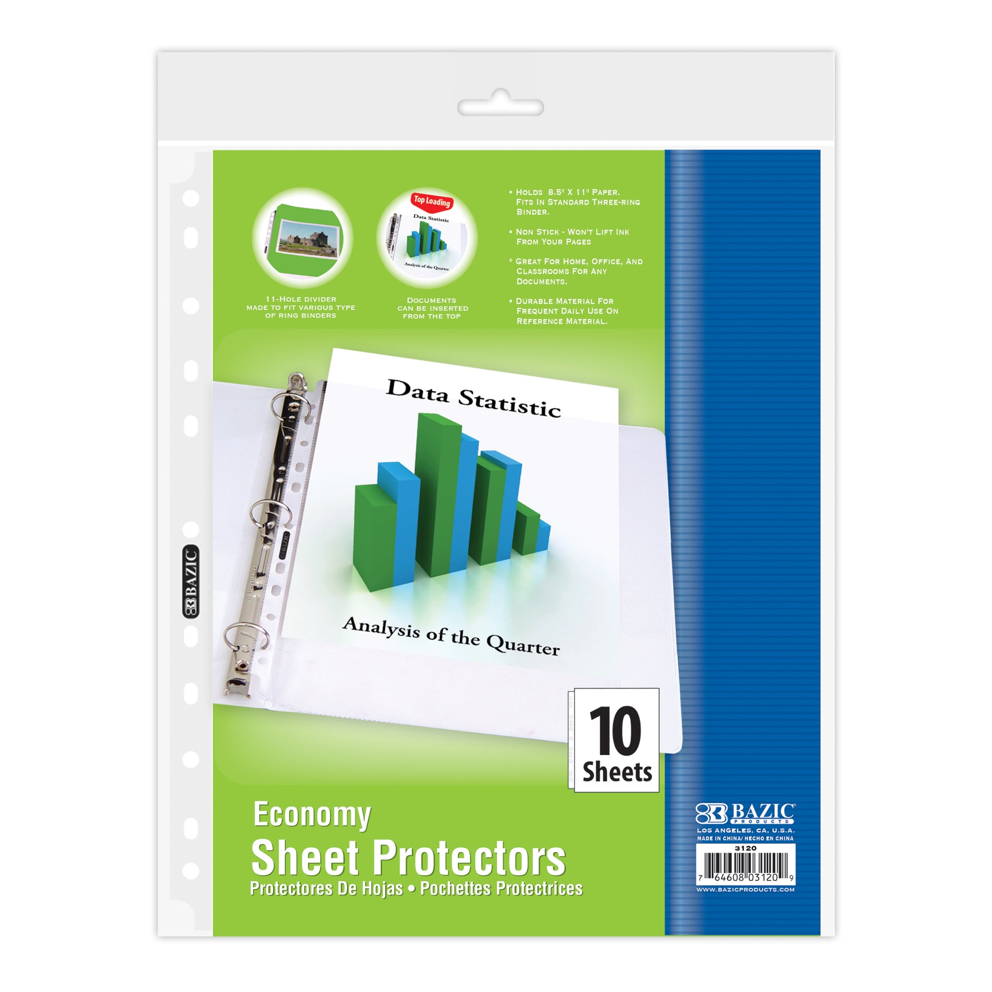Economy Weight Top Loading Sheet Protectors 