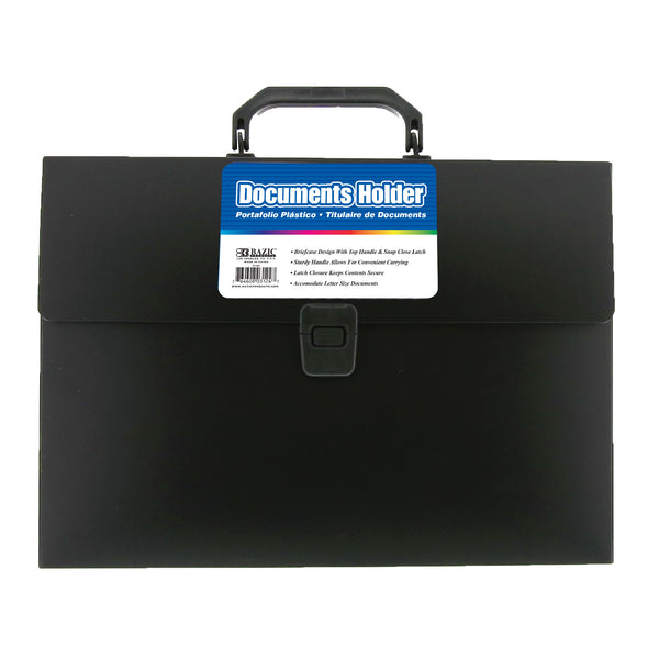 Black Document Case w/ Handle, A4/Letter Size – BAZIC Store