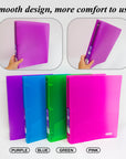 1" Glitter Poly 3-Ring Binder w/ Pocket