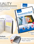 Presentation Book 10-Pockets