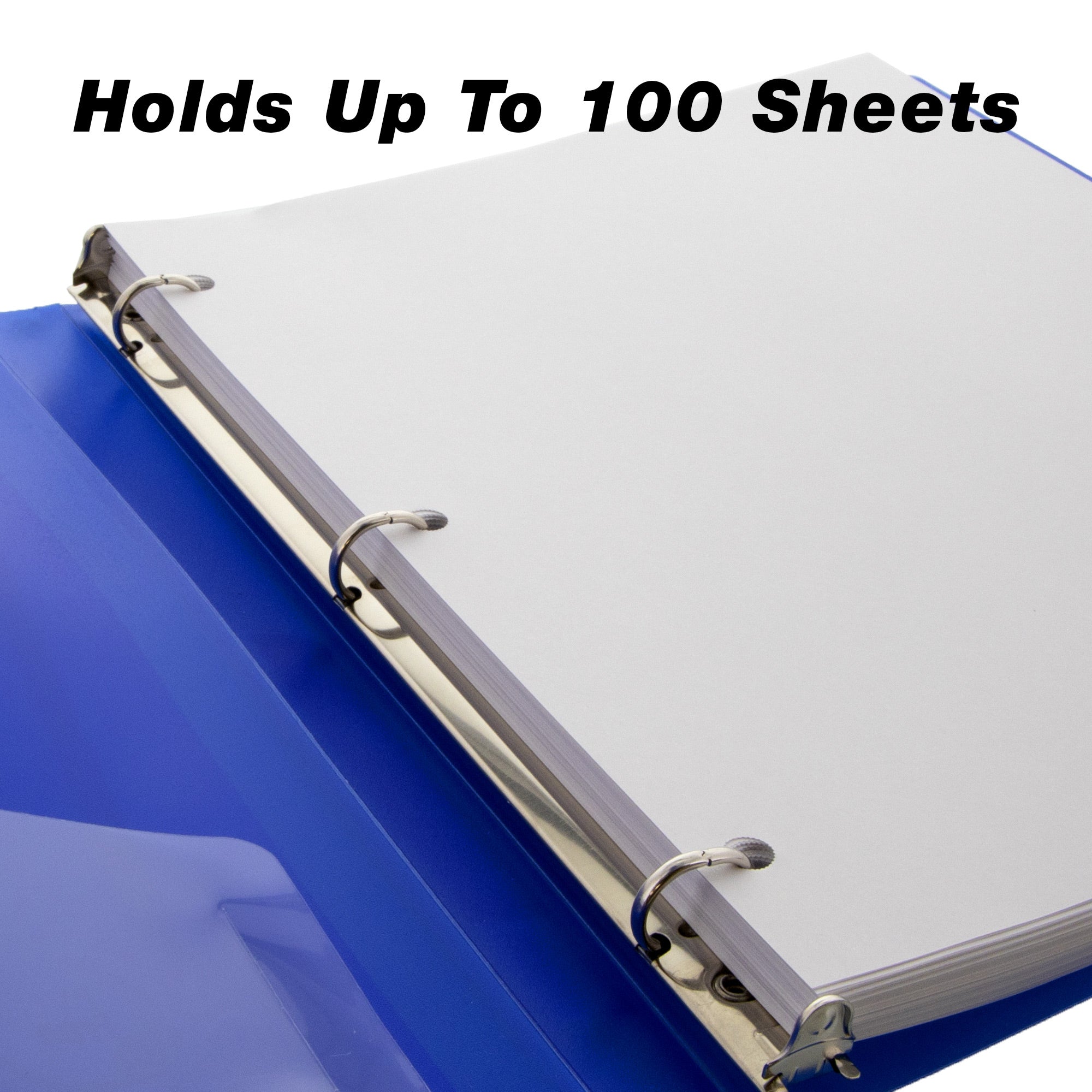 1/2 in Assorted Color 3-Ring View Binder, 1 Pocket