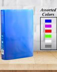 0.5" Poly 3-Ring View Presentation Binder w/ Pocket