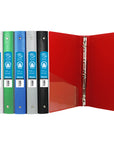 1" Classic Color Poly 3-Ring Binder w/ Pocket