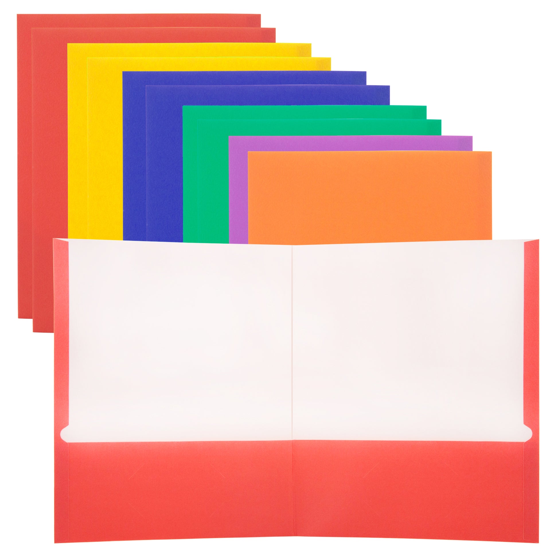 Asst. Color 2-Pocket Portfolios