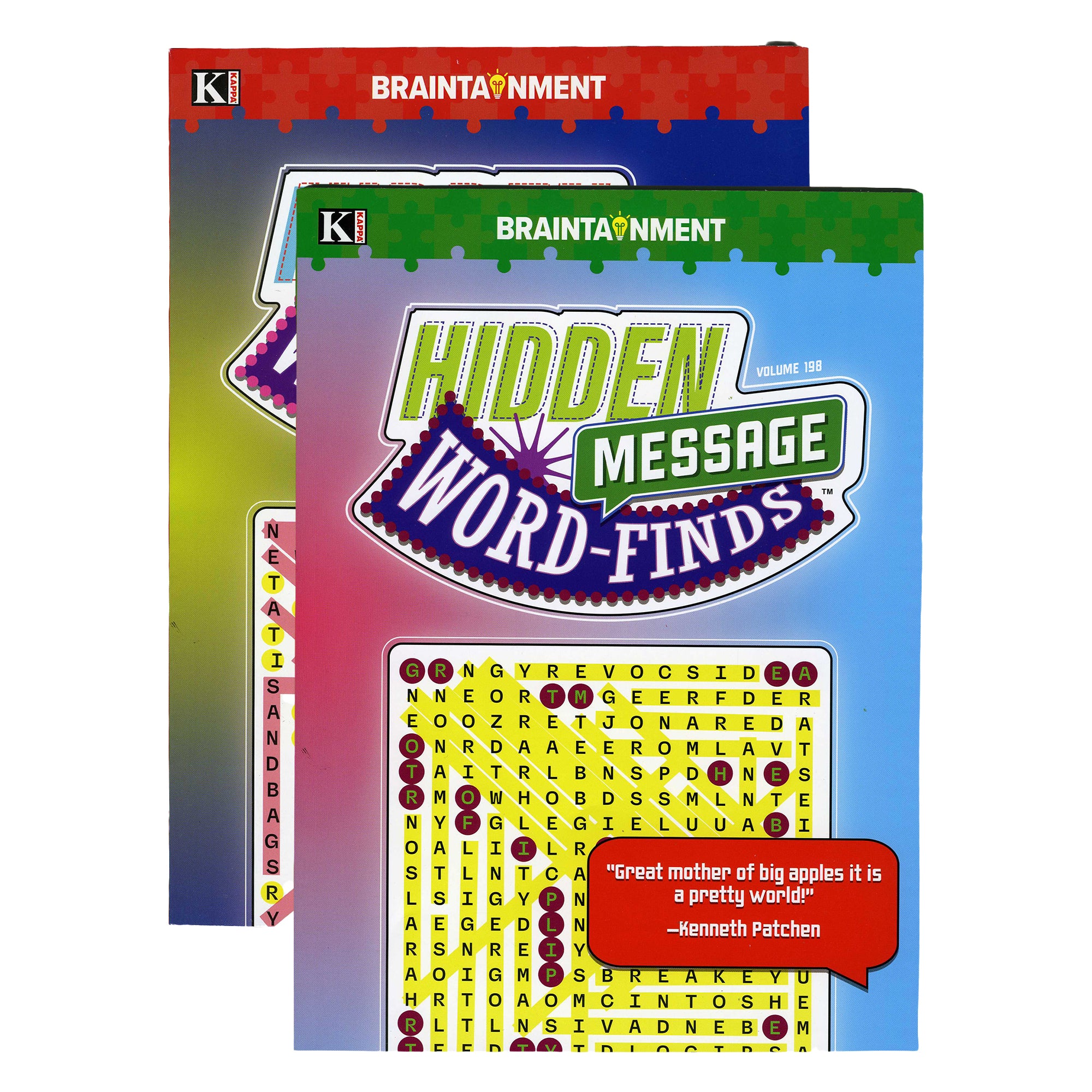 BAZIC Hidden Message Book Word Find Puzzle Book, 7.76 x 10.75 in