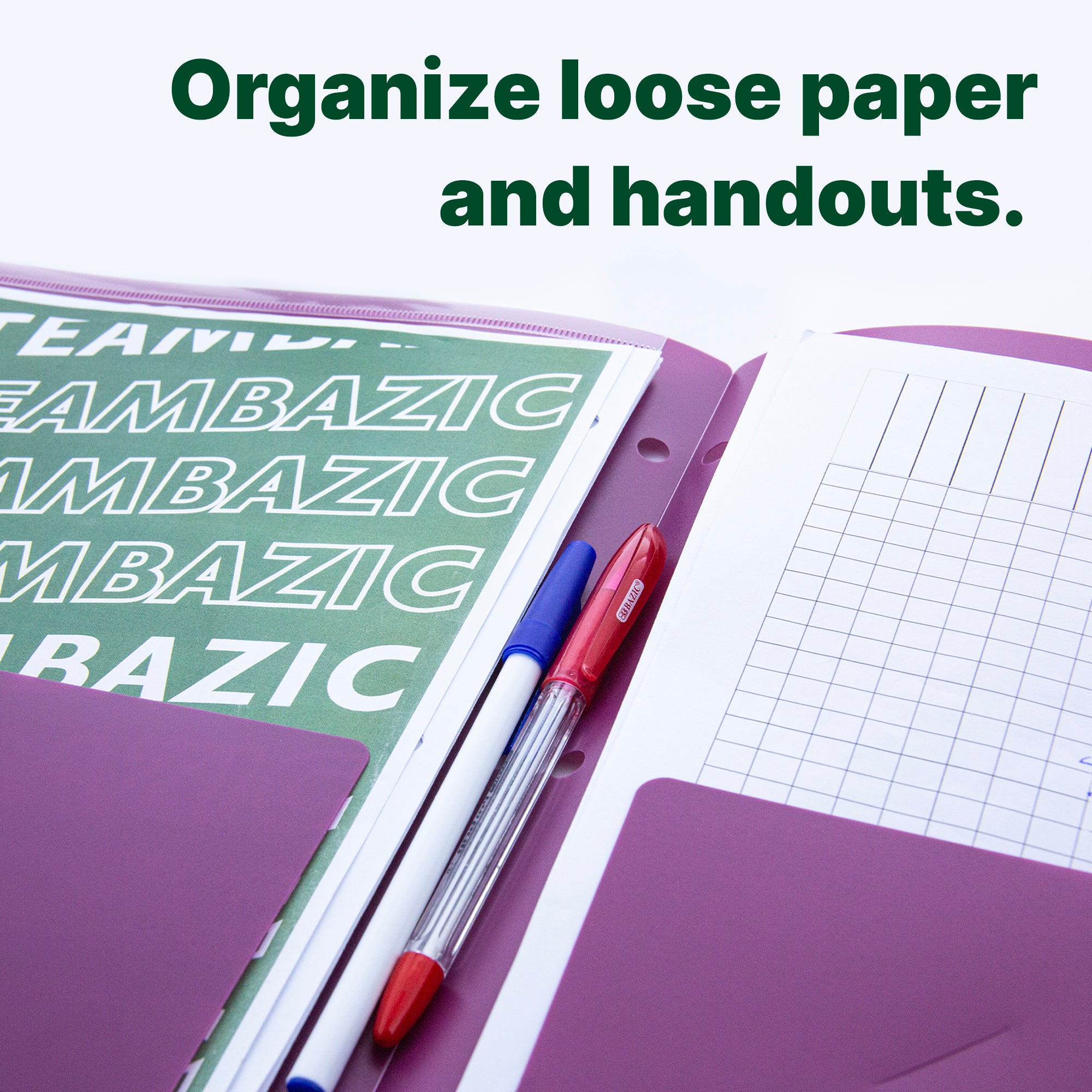 Poly 2-Pocket Folder, Side-Load View Cover