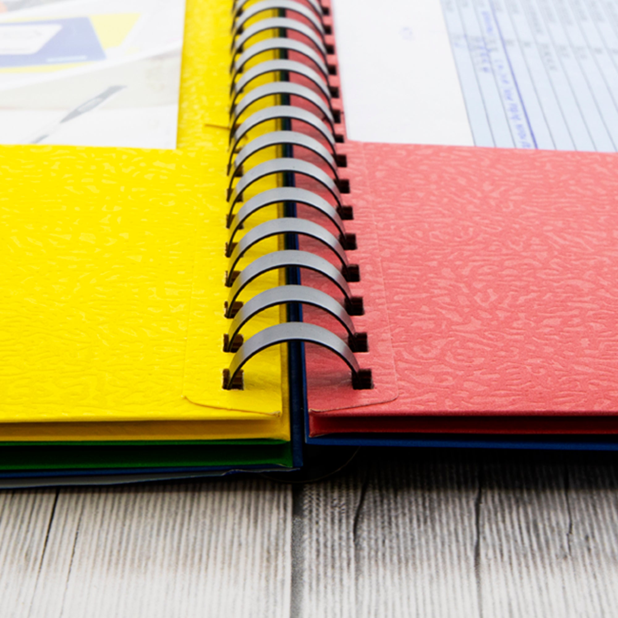 Assorted Color Paper 8-Pocket Organizer, Letter Size