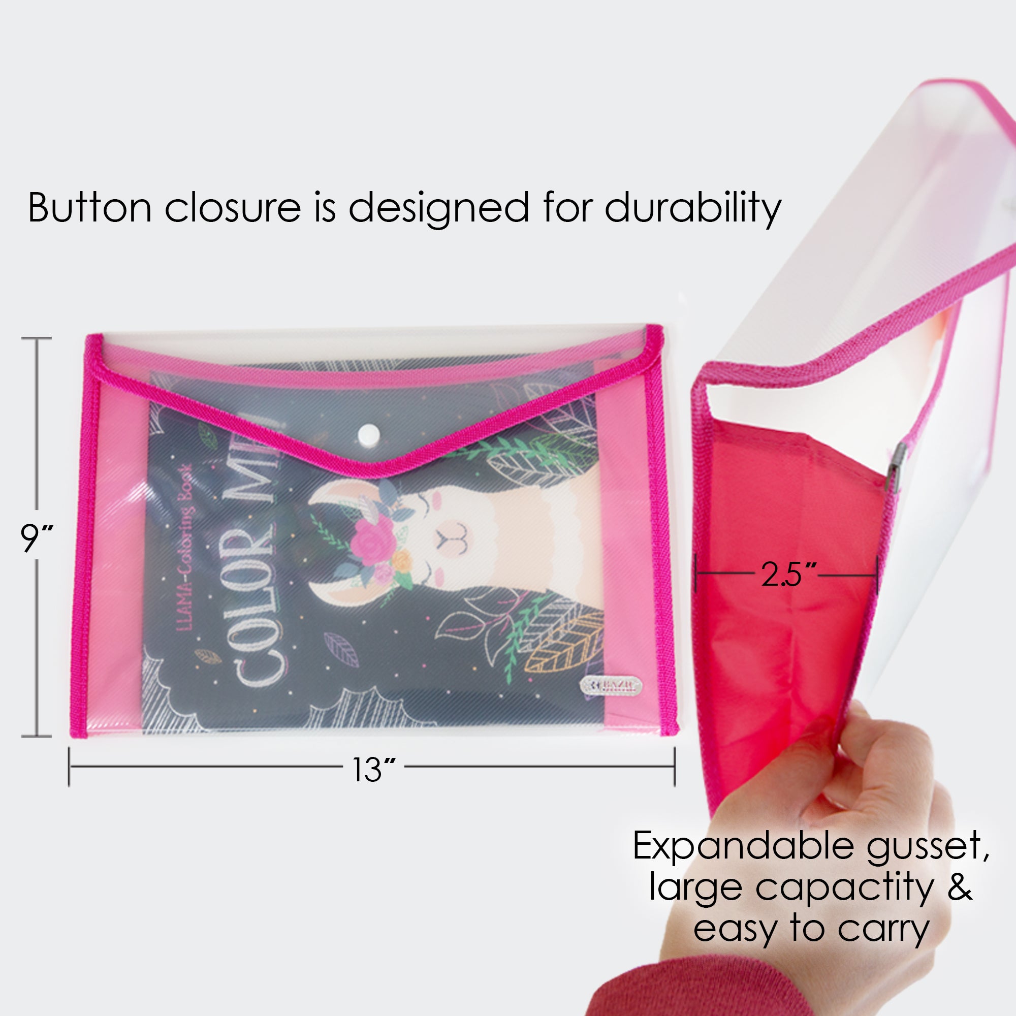 Clear V-Flap Document Holder, A4/Letter Size