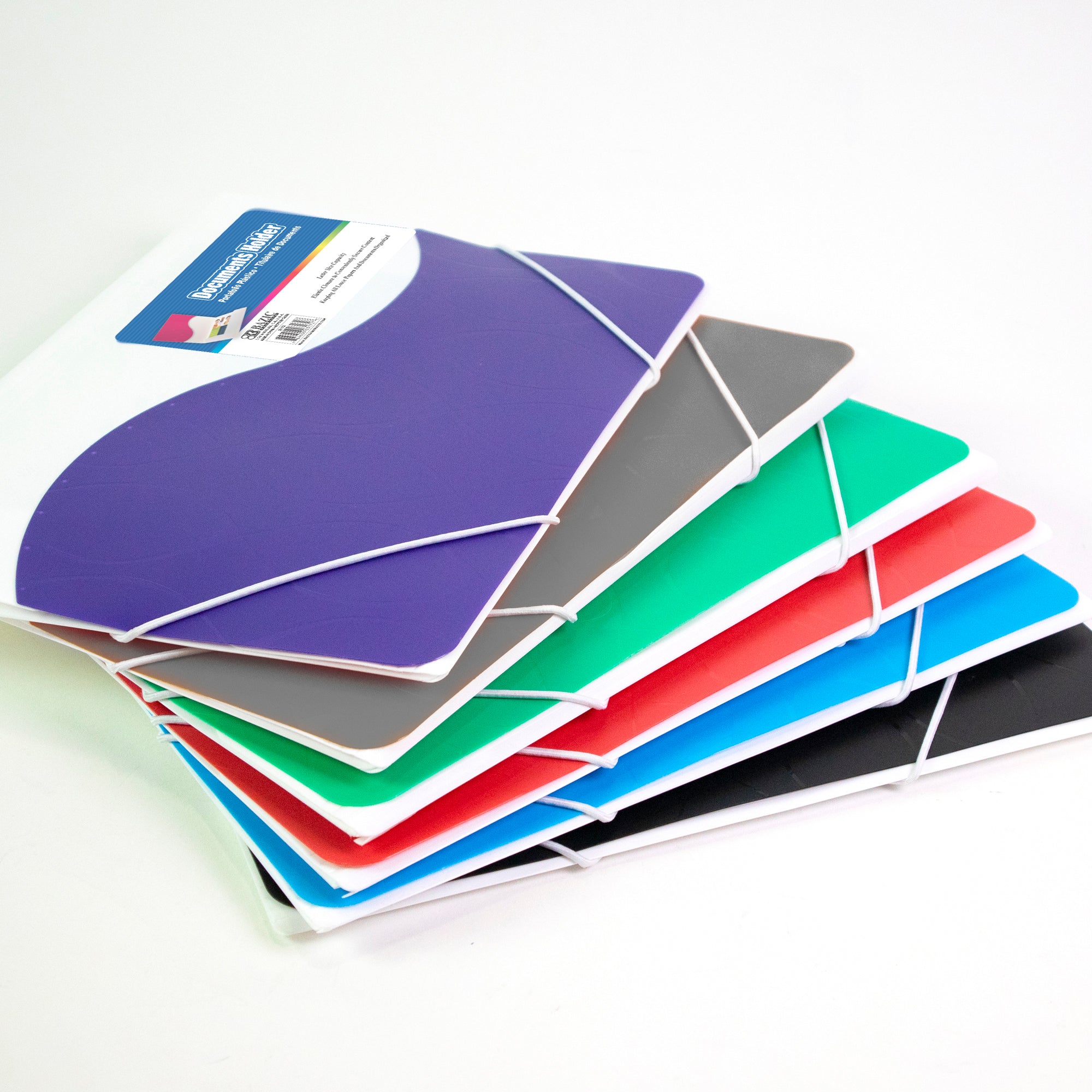 Letter Size Document Holder w/ Elastic Band