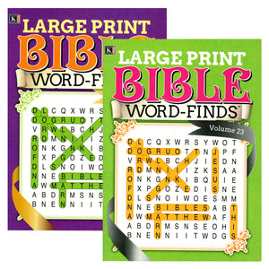 Puzzle KAPPA Large Print Bible Word Finds Book