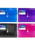 Expanding File Letter Size Translucent  Poly 7-Pocket