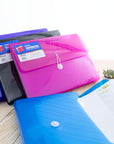 Expanding File Letter Size Translucent  Poly 7-Pocket