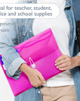 Expanding File Letter Size Translucent  Poly 7-Pocket
