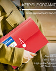 13-Pocket A4/Letter Size Poly Expanding File