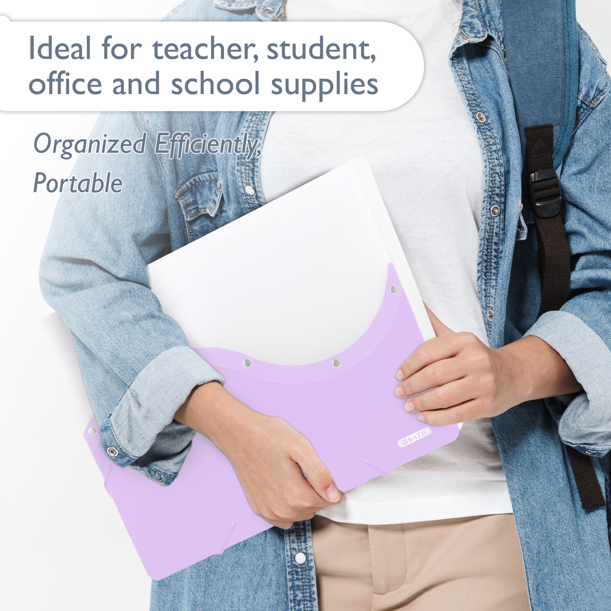 Two-Tone Document Case, Letter Size, Holds 250 Sheets