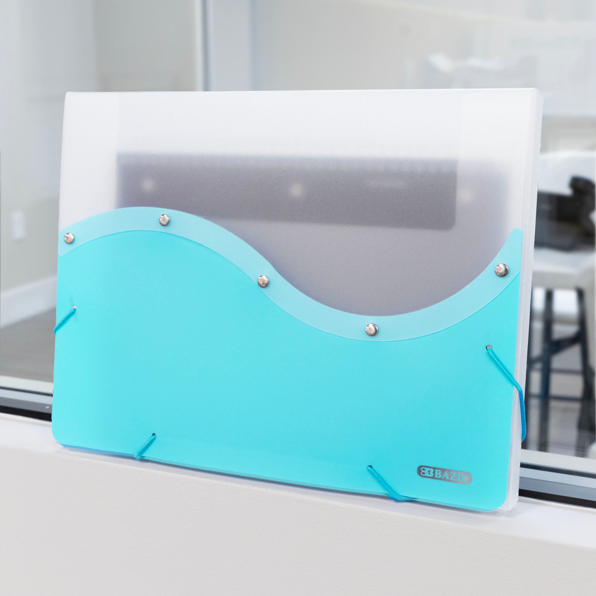 Two-Tone Document Case, Letter Size, Holds 250 Sheets