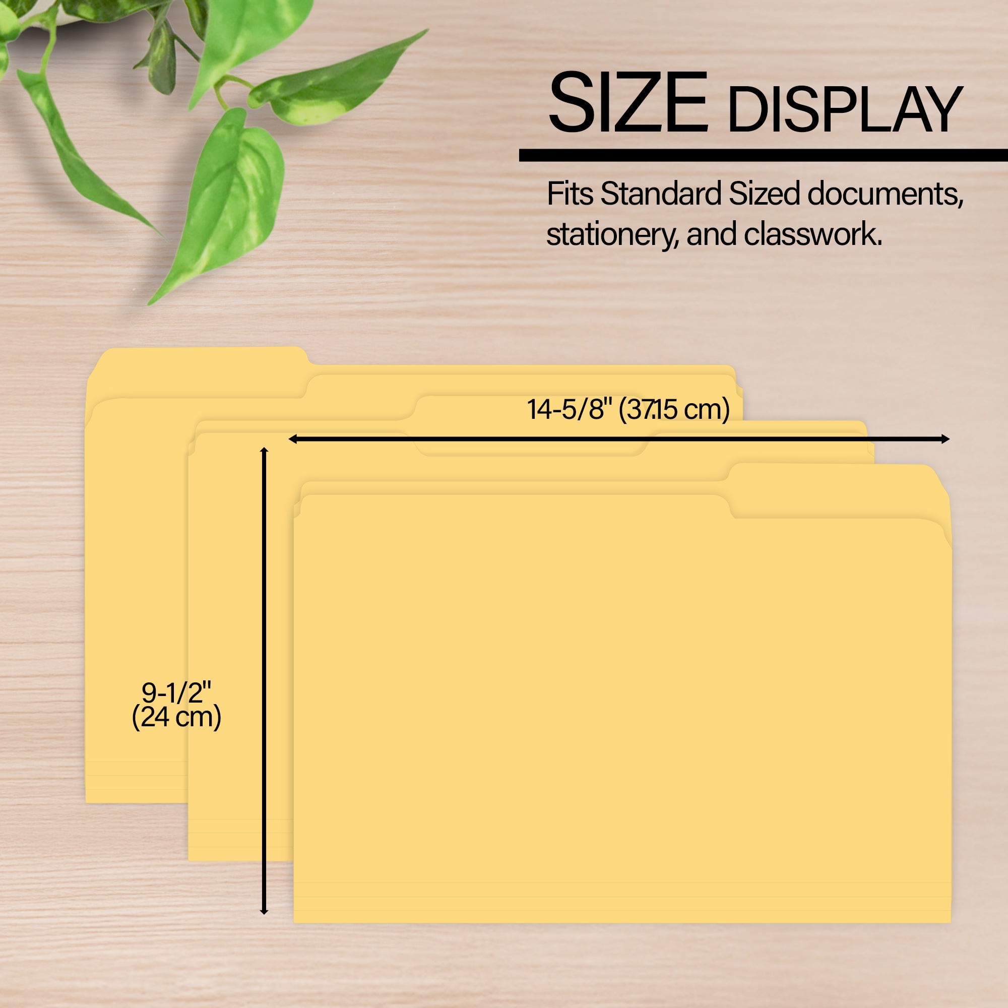 Legal Manila File Folders, 1/3-Cut, 100 Count