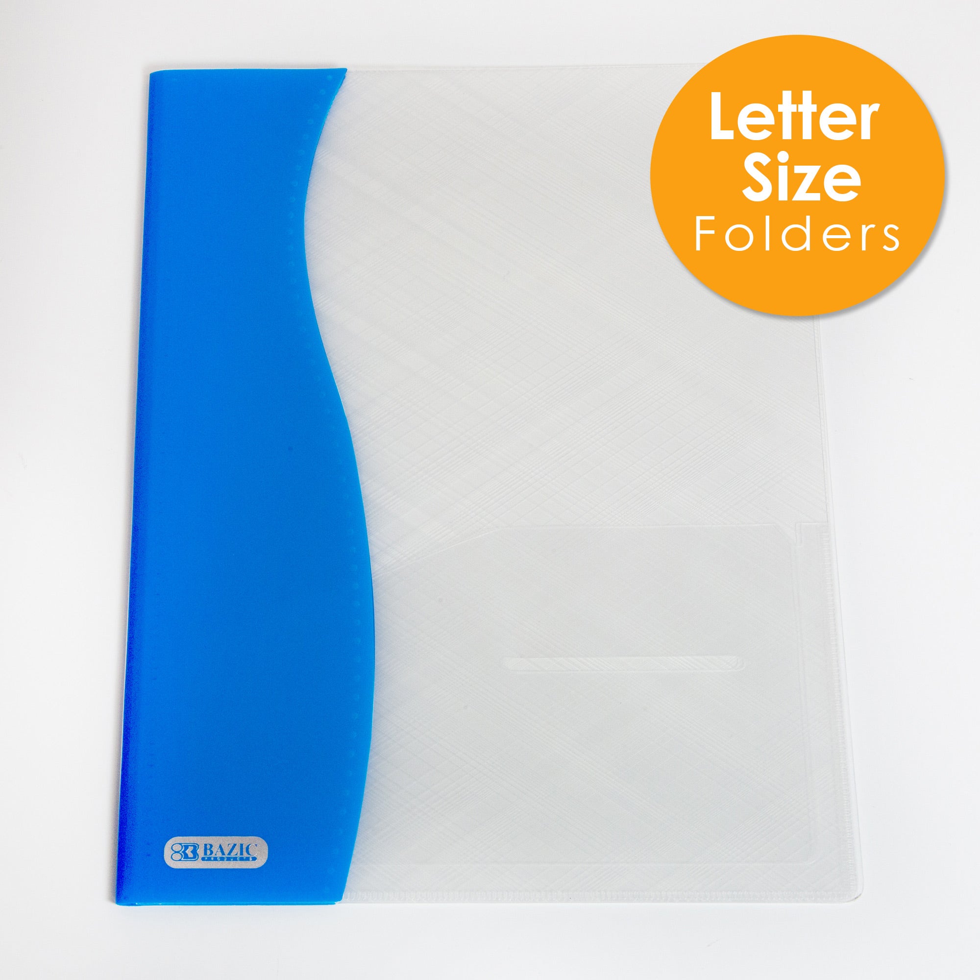 Two Tone Poly 2-Pocket Folder, for School Office Documents