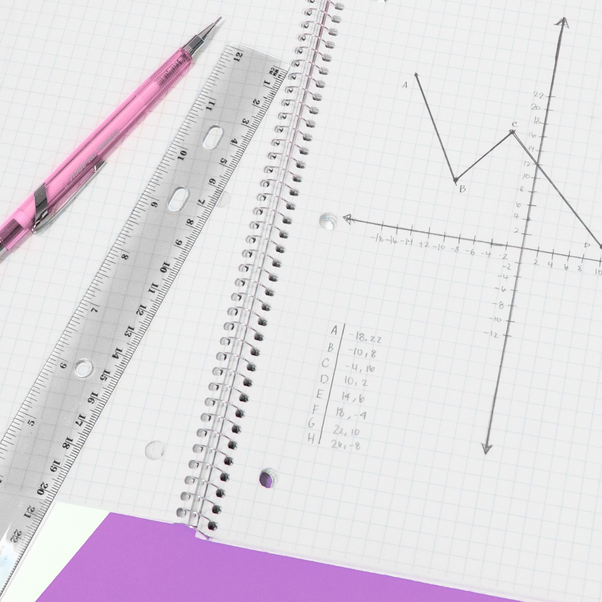 12" (30cm) Clear Ruler