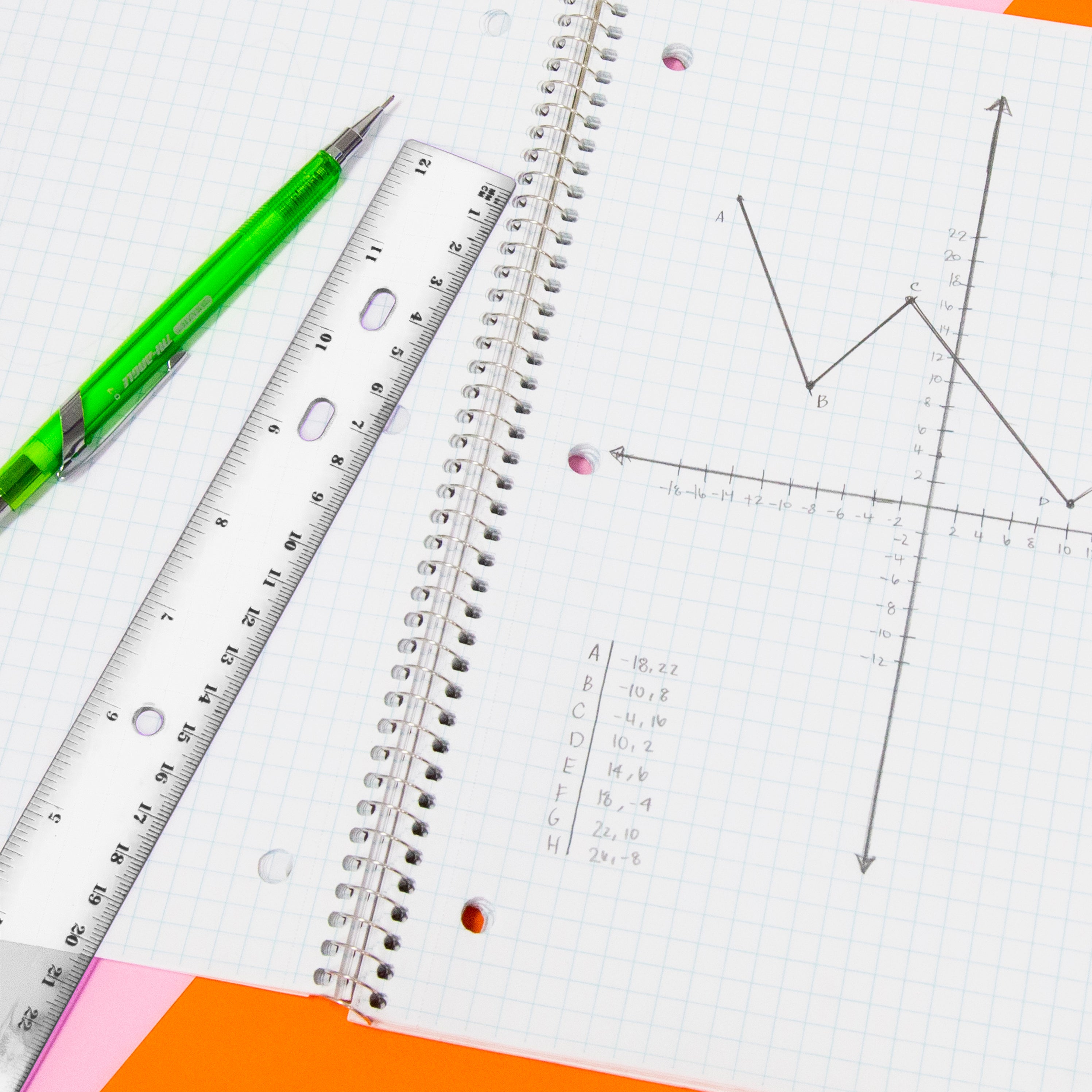 12" (30cm) Clear Ruler