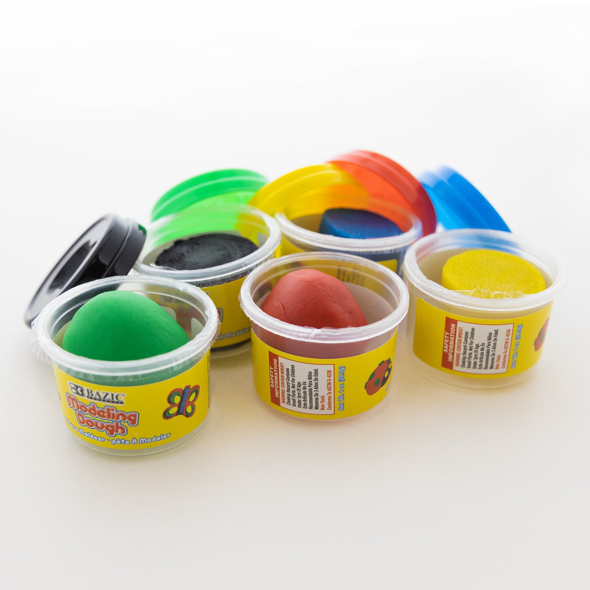 Primary Color Modeling Dough, 1 oz, 5 Pack