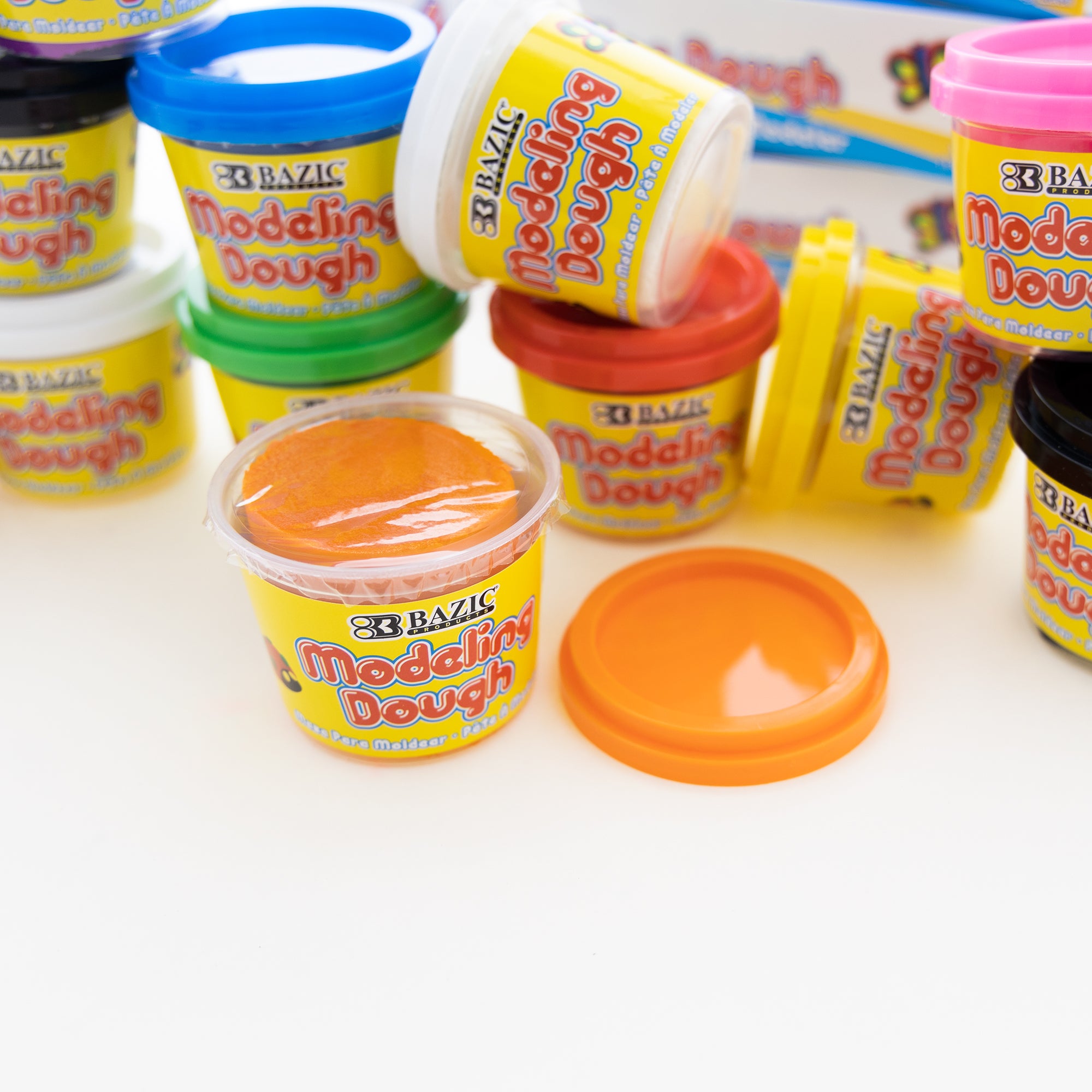 Primary Color Modeling Dough, 4 oz, Soft Nontoxic Dough