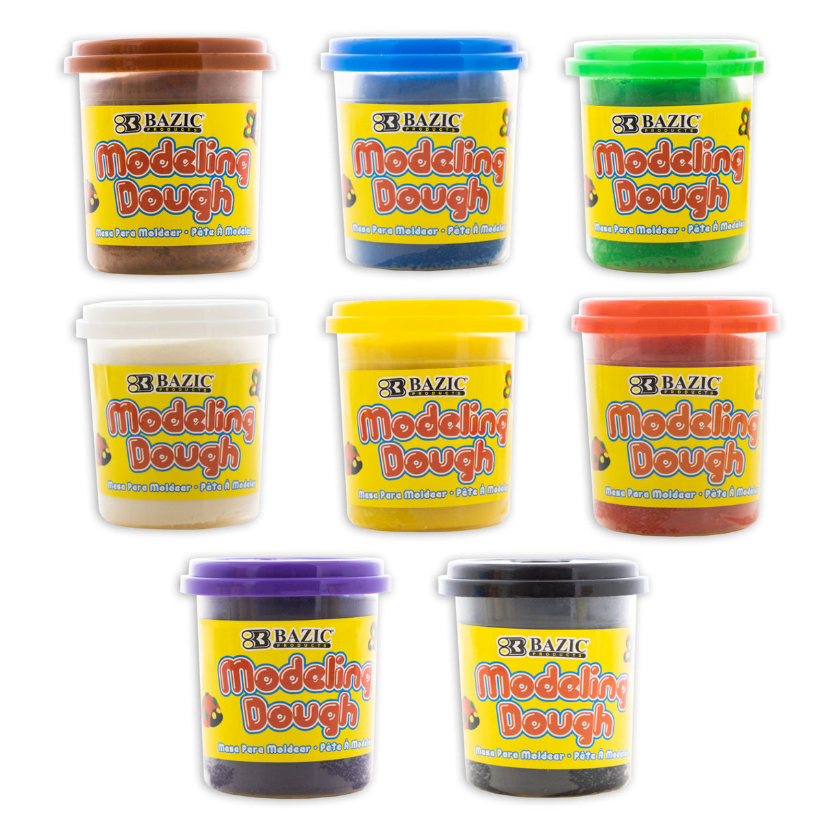 7.76 oz (220g) 8 Primary Color Modeling Dough