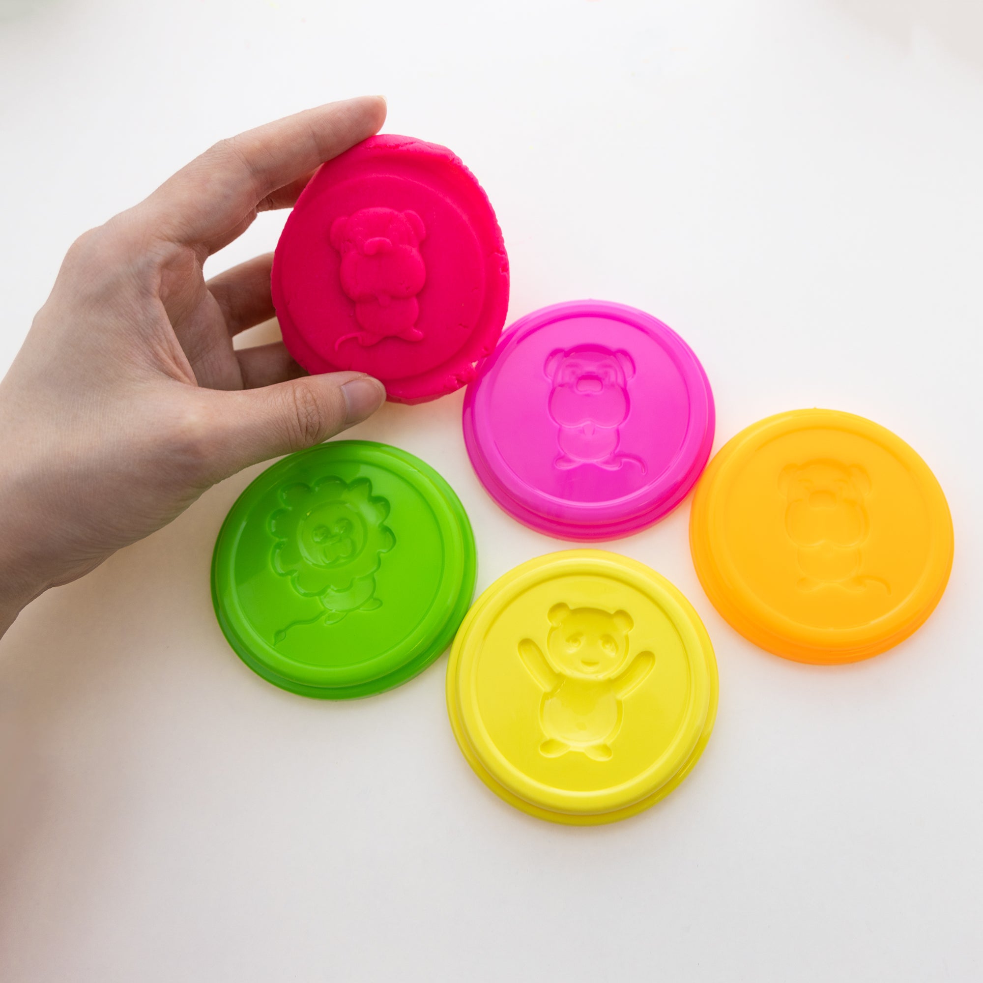 Fluorescent Color Modeling Dough, 7.76 oz (220 g), 4 Pack