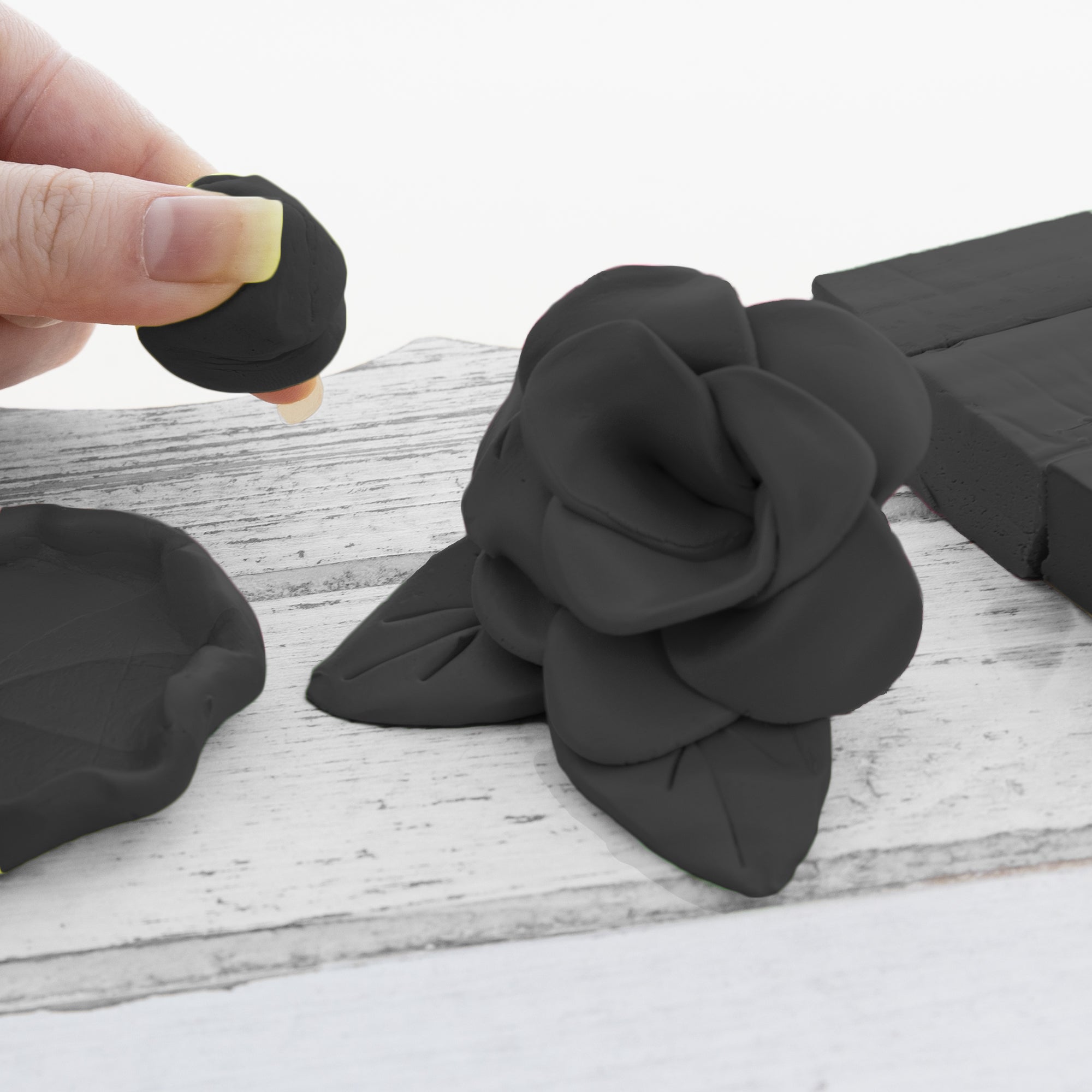 Black Modeling Clay, 1 lb, Non-Hardening