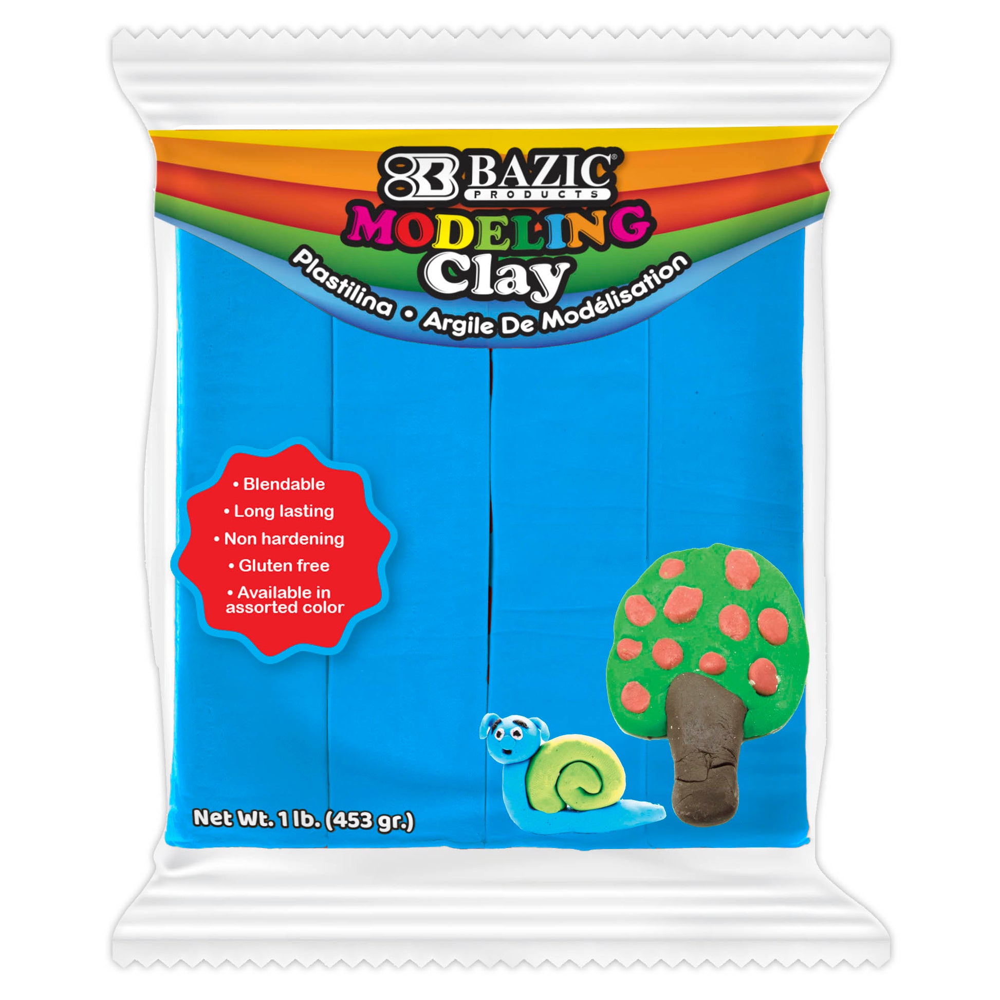 1 lb Blue Modeling Clay