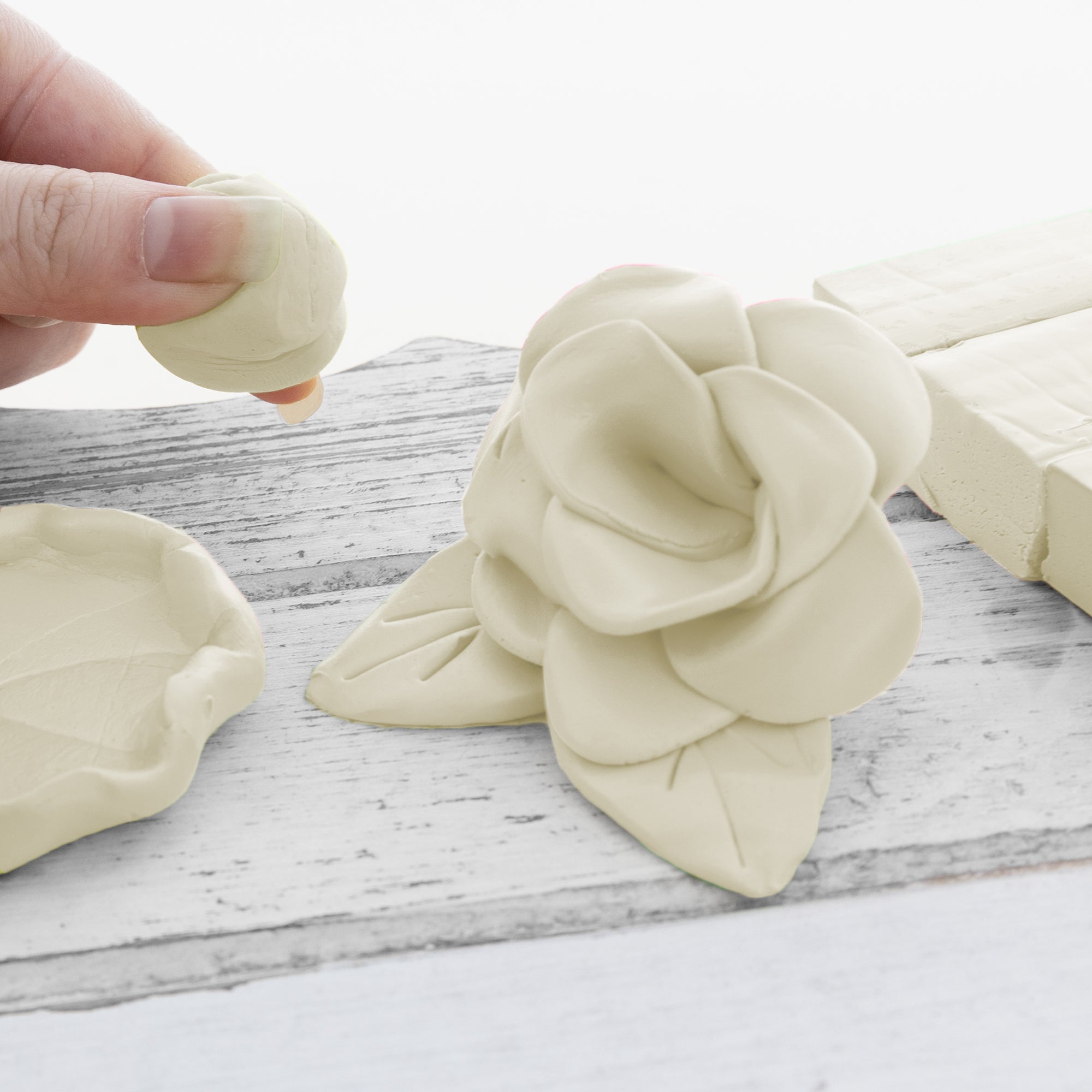 Cream Modeling Clay, 1 lb