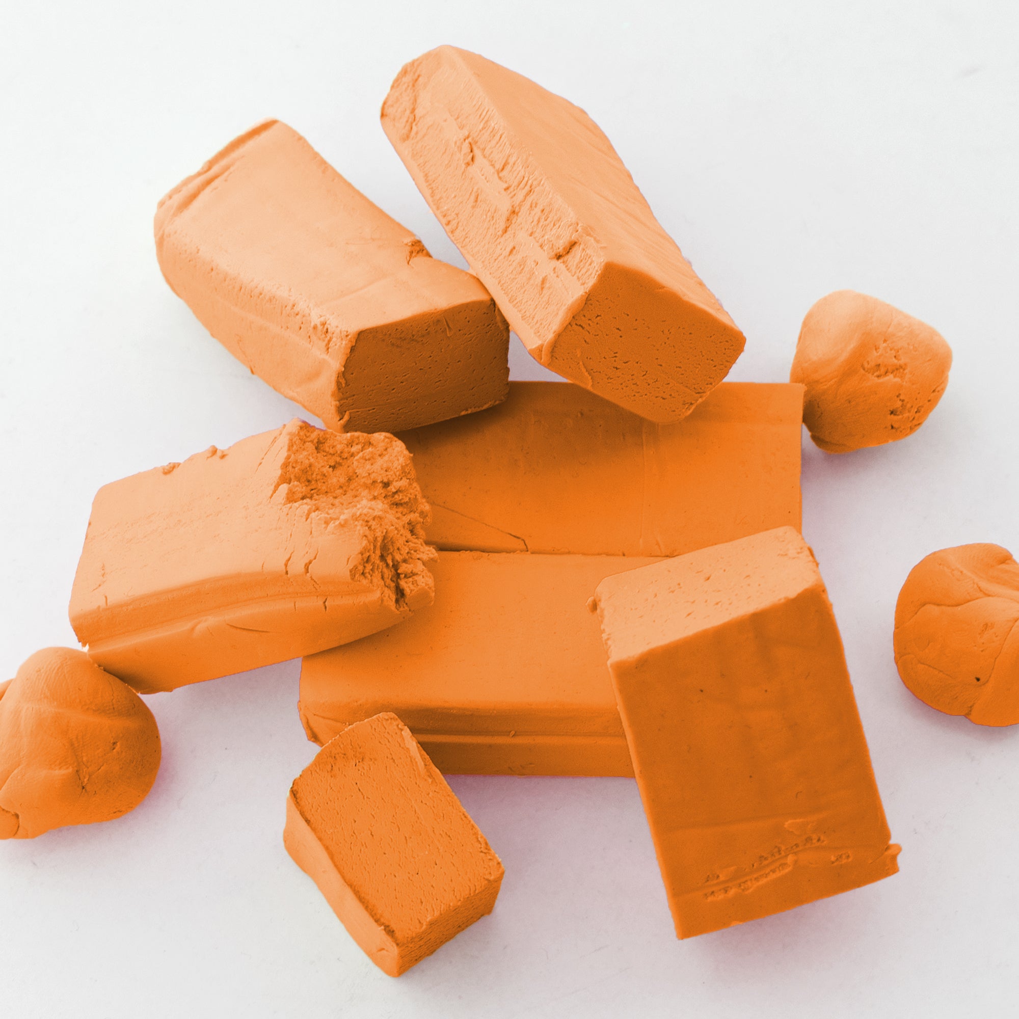 Orange Modeling Clay, 1 lb, Non-Hardening