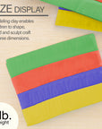 Modeling Clay Sticks 4 Primary Color 1lbs.