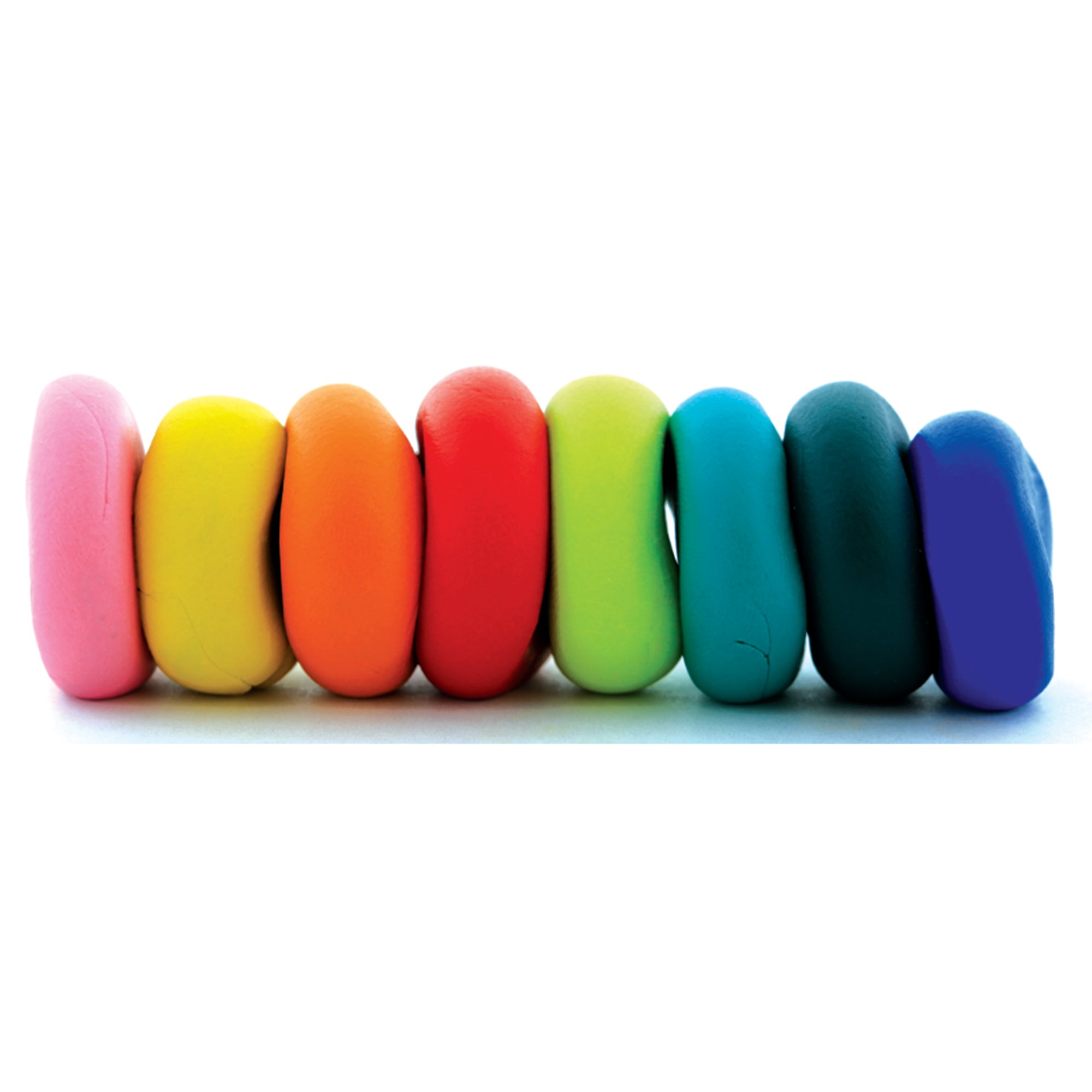 Assorted Color Modeling Clay Sticks, 12 Count with 3 Molds