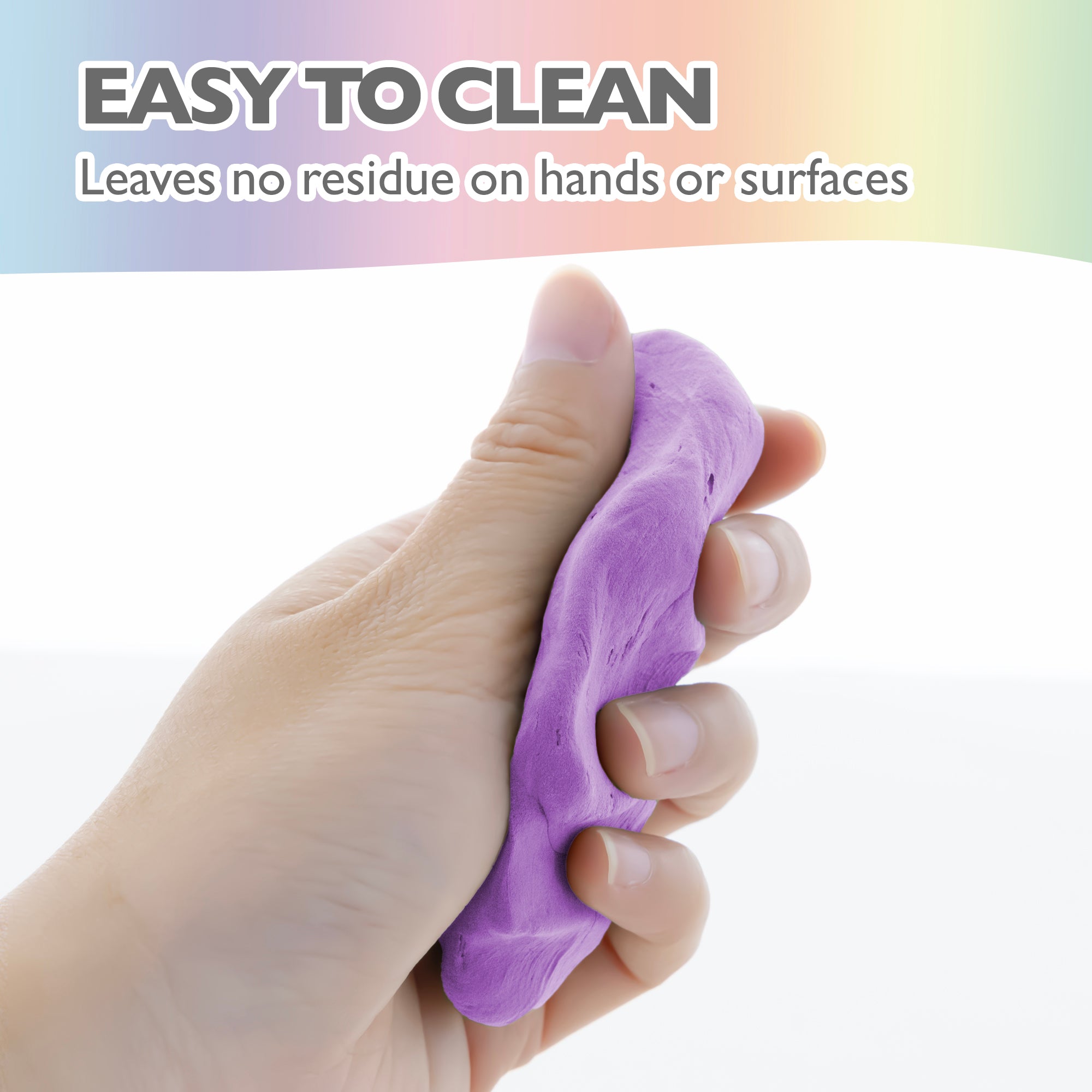 6 Pastel Color Air Dry Clay, 0.5 oz Each, No-Bake