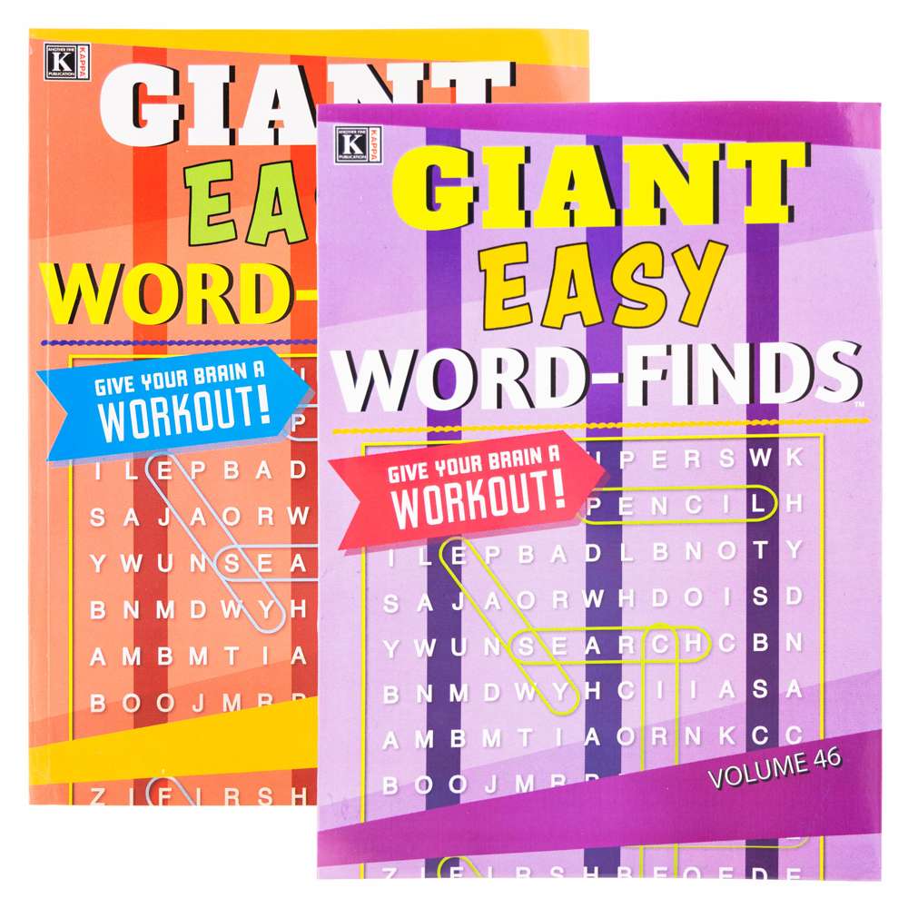KAPPA Giant Easy Word Finds