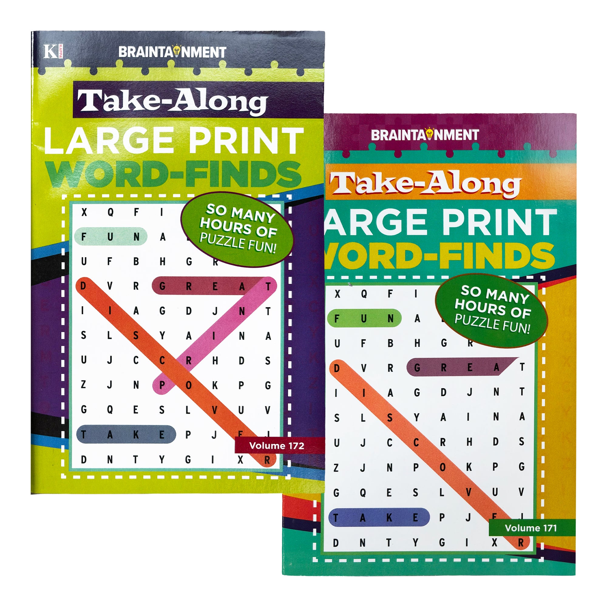 Take Along Large Print Word Finds Puzzle Book, Digest